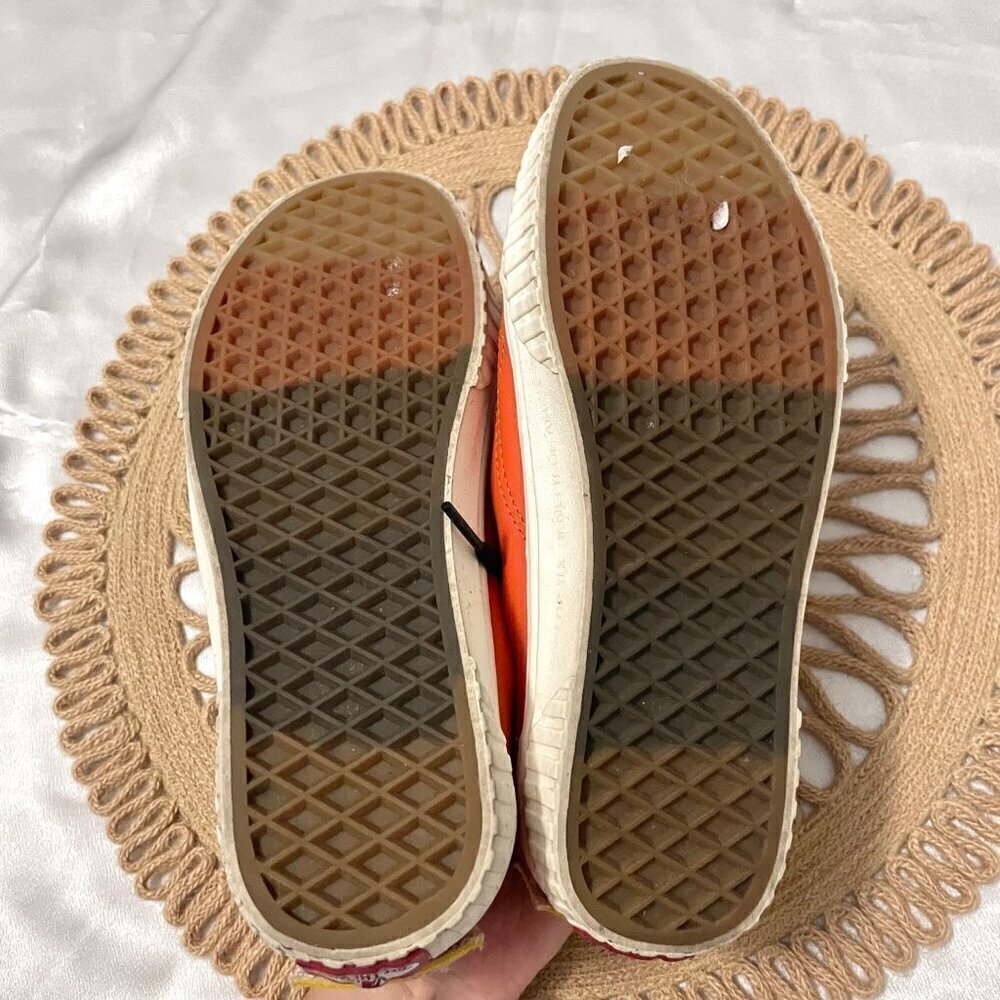 Vans Old Skool NASA Space Voyager Firecracker Orange Leather Men 6/ Women 7.5 - Picture 8 of 10